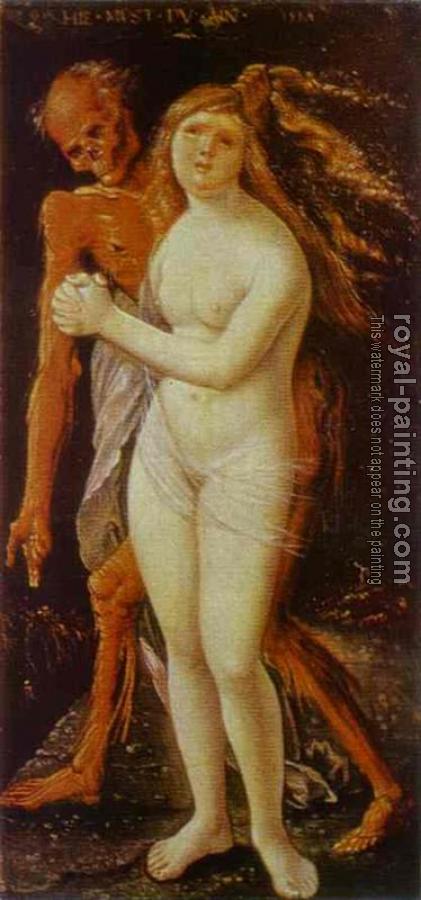 Hans Baldung Grien : Young woman and death